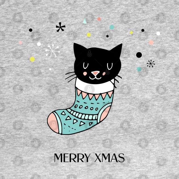 Xmas Doodle - Kitty by SpilloDesign